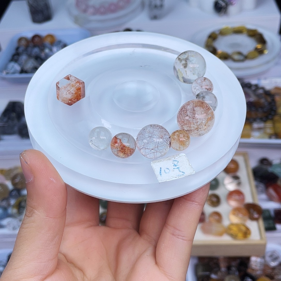 水晶水晶单珠未镶嵌