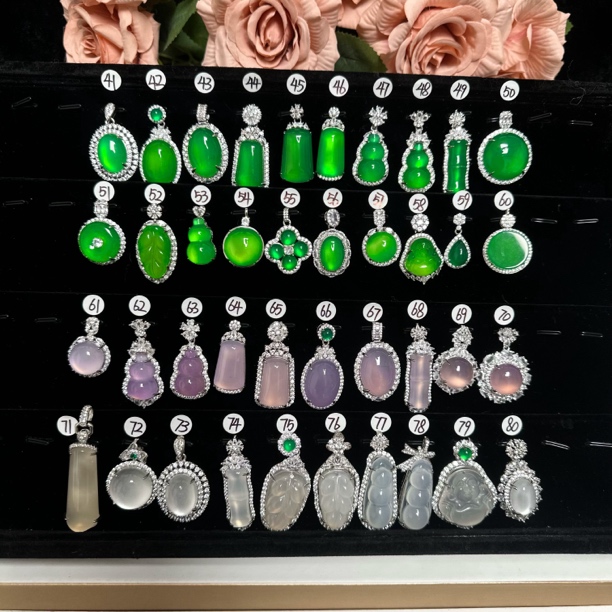 41/80时尚百搭玉髓吊坠