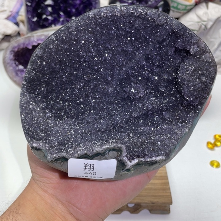 未镶嵌大型摆件（非配饰）紫晶K*