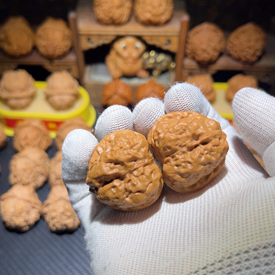 文玩核桃把件蛤蟆头