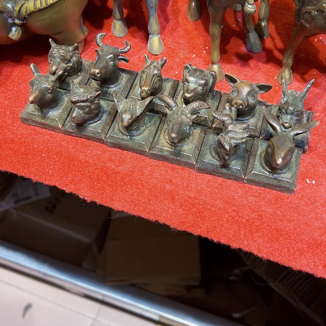 遗**去黄铜材质，文房摆件