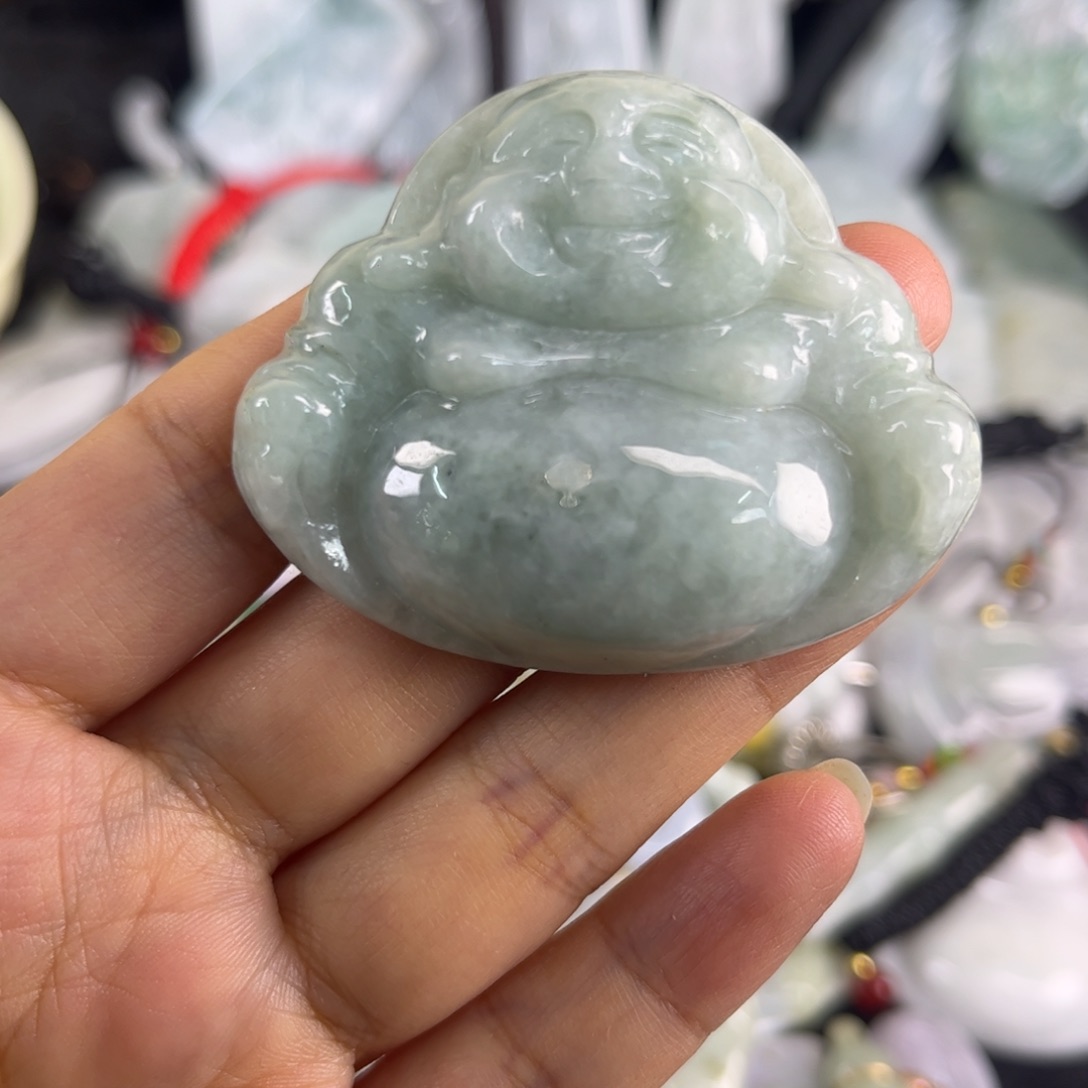翡翠未镶嵌吊坠(不含链)瑕疵