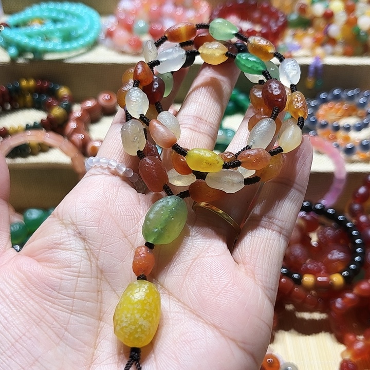 玛瑙/玉髓未镶嵌手链