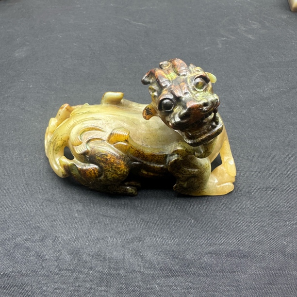 玉兽玉辟邪摆件适合收藏把玩
