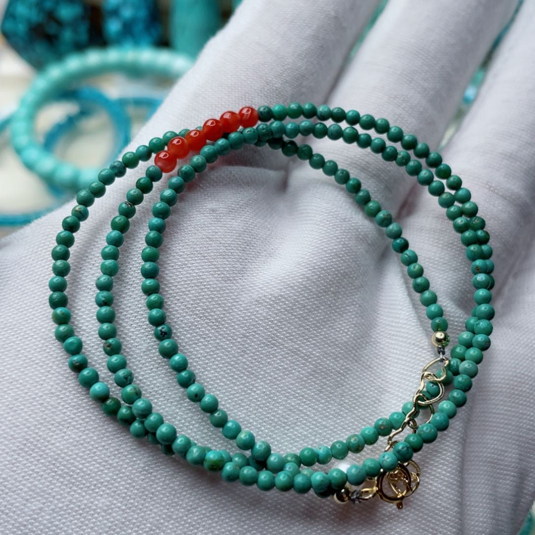 未镶嵌绿松石珠宝奇石