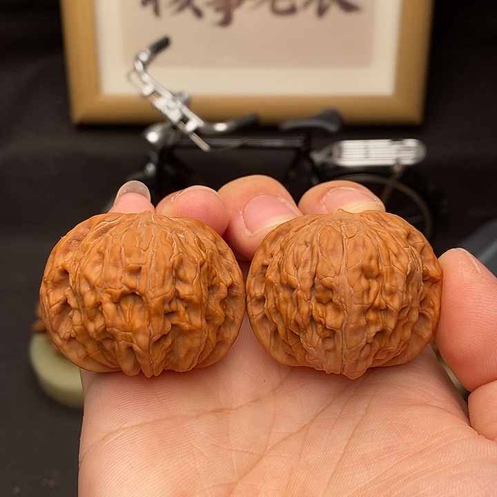 桃核吊坠磨盘白茬