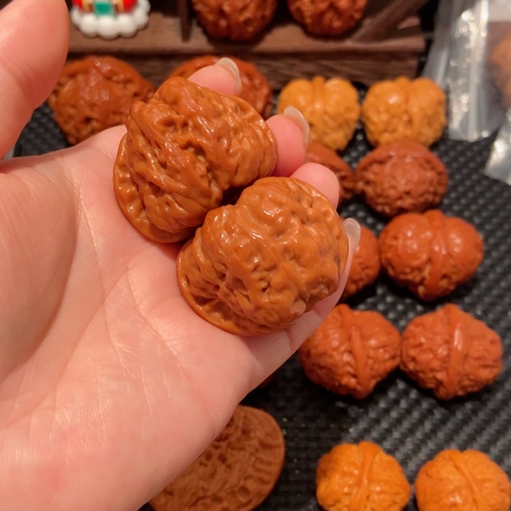 文玩核桃把件A****站40.3尺寸蛤蟆头1364