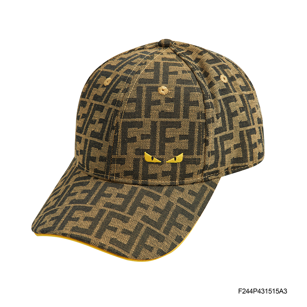 FENDILOR小怪兽25年女士鸭舌帽 F244P431515A