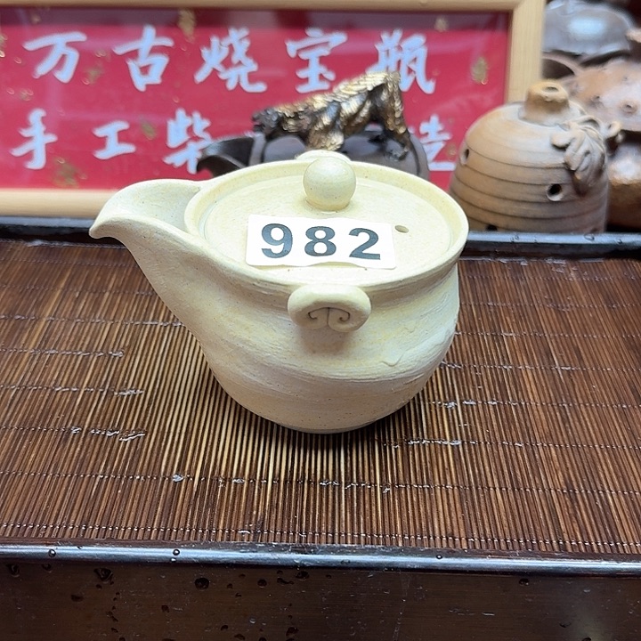 纯手工制作粗陶茶具