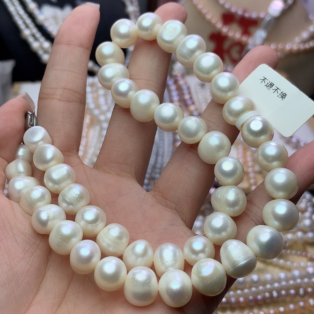 未镶嵌淡水珍珠10-11n19项链