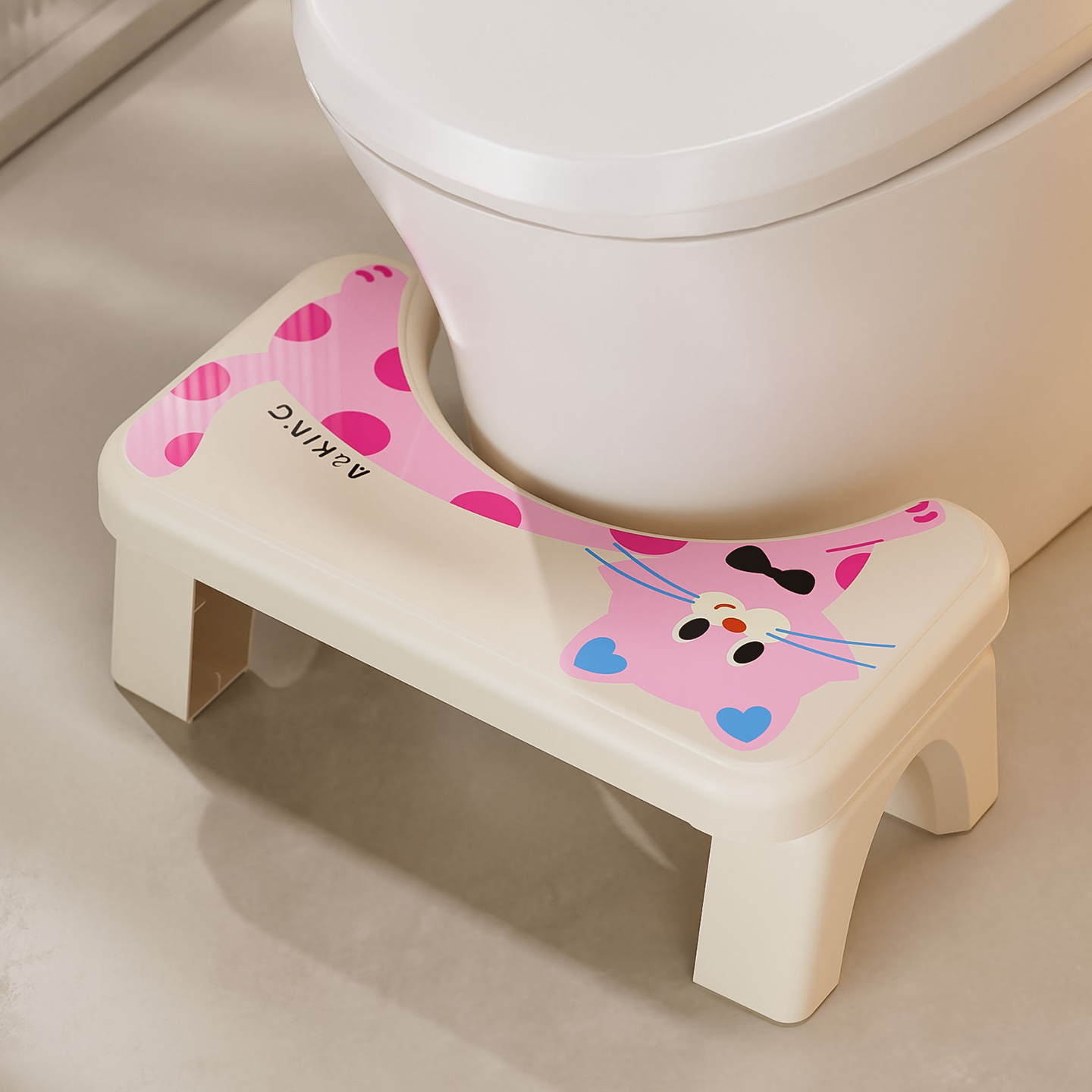 马桶凳脚凳厕所蹲坑神器塑料加厚脚踩小凳子儿童卫生间垫脚拉屎凳