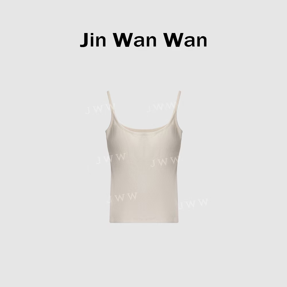 【安楠素柔】新款带胸垫吊带美背（胸垫可拆卸）2087