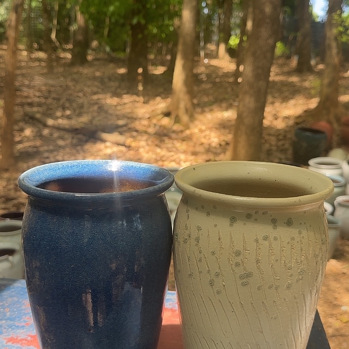 紫砂花盆高 25口14