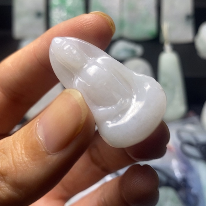 颈饰未镶嵌翡翠天然翡翠A货