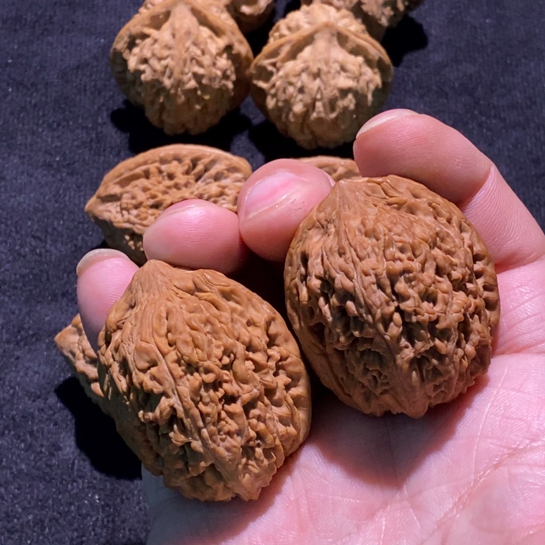 空***屋吊坠文玩核桃37蒜头