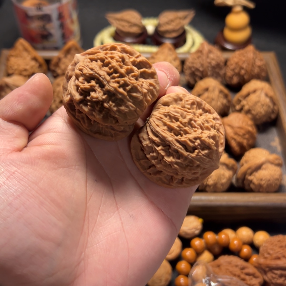 核桃手串/手链老树左权盘龙纹45