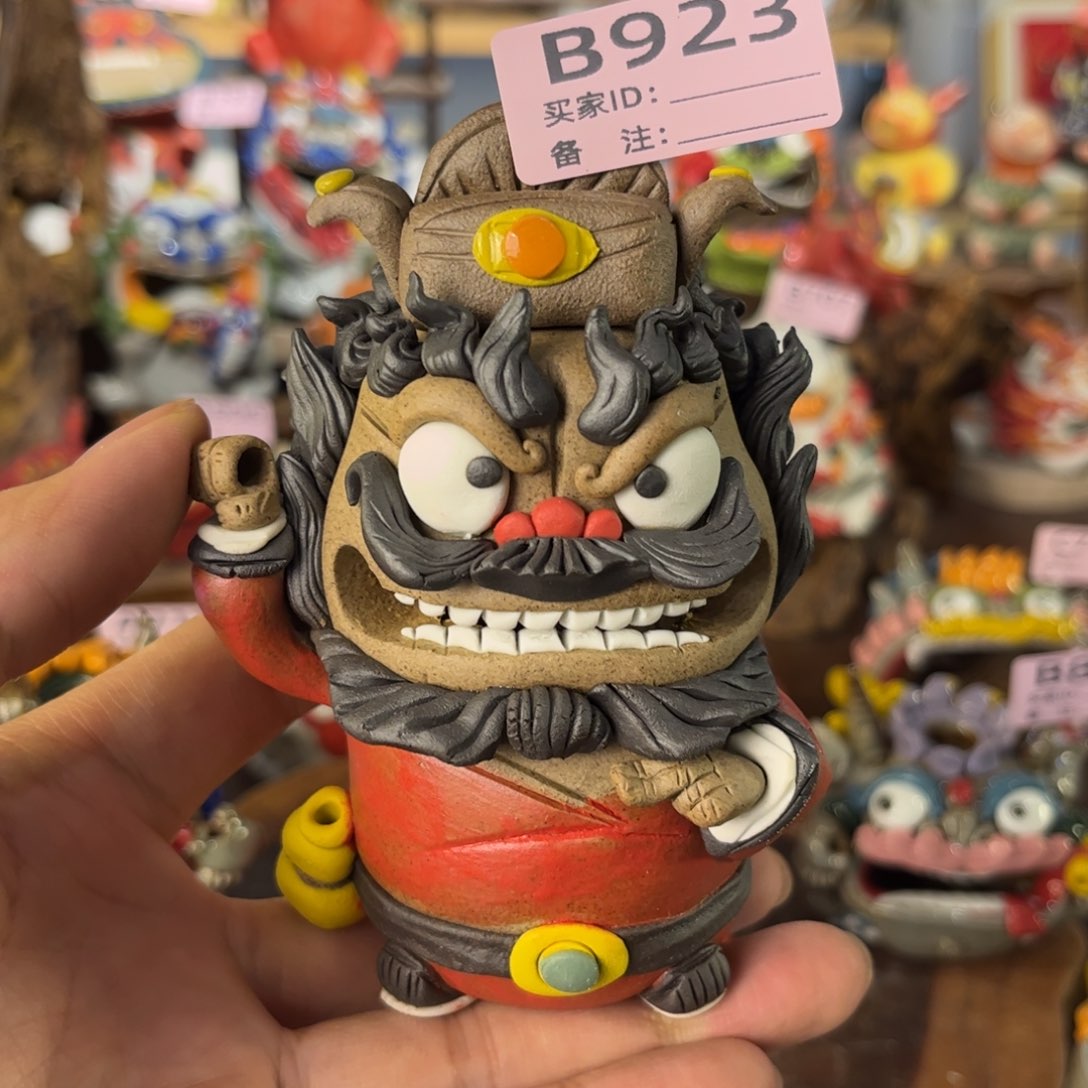 泥塑纯手工茶宠摆件