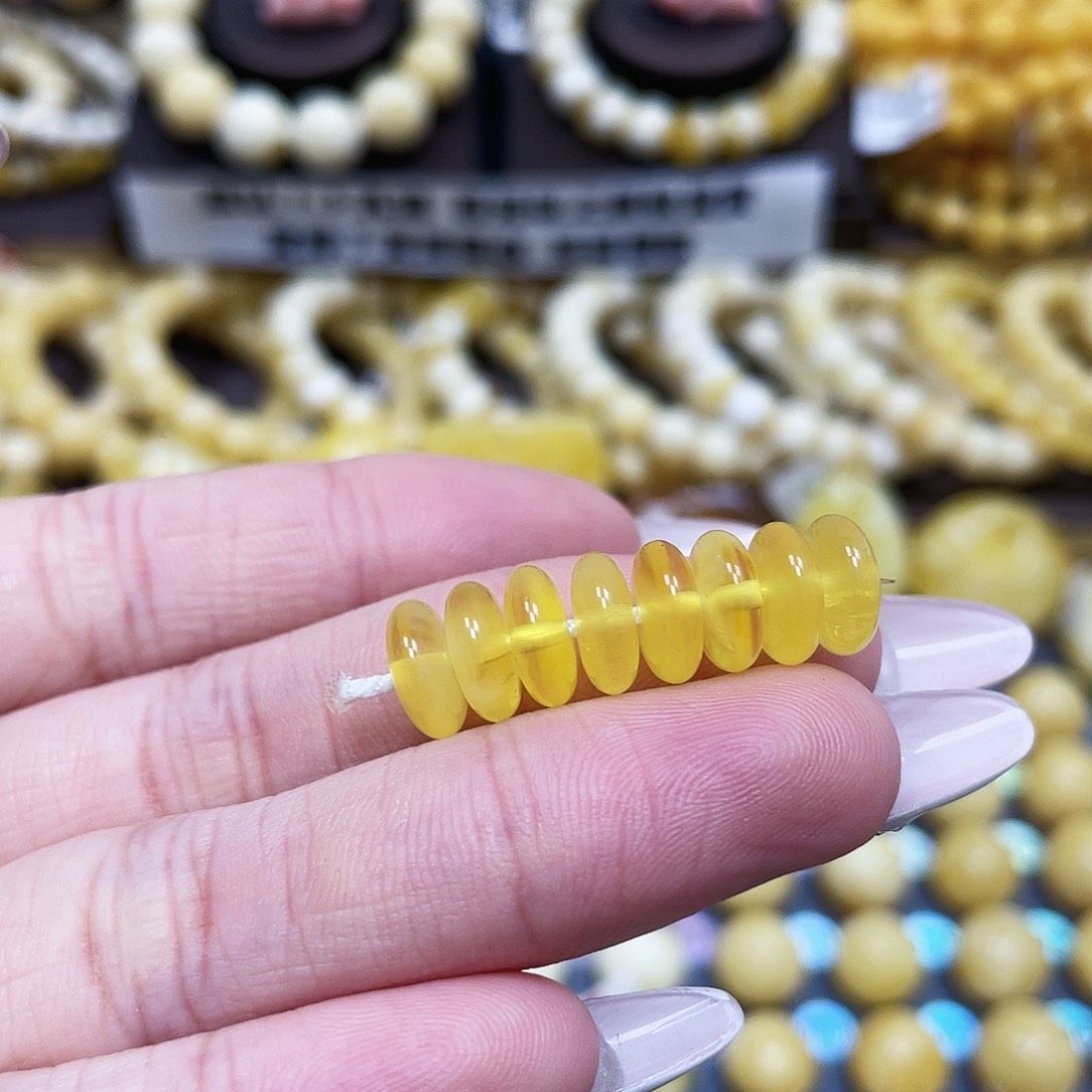 琥珀珠宝奇石未镶嵌9+mm福利款