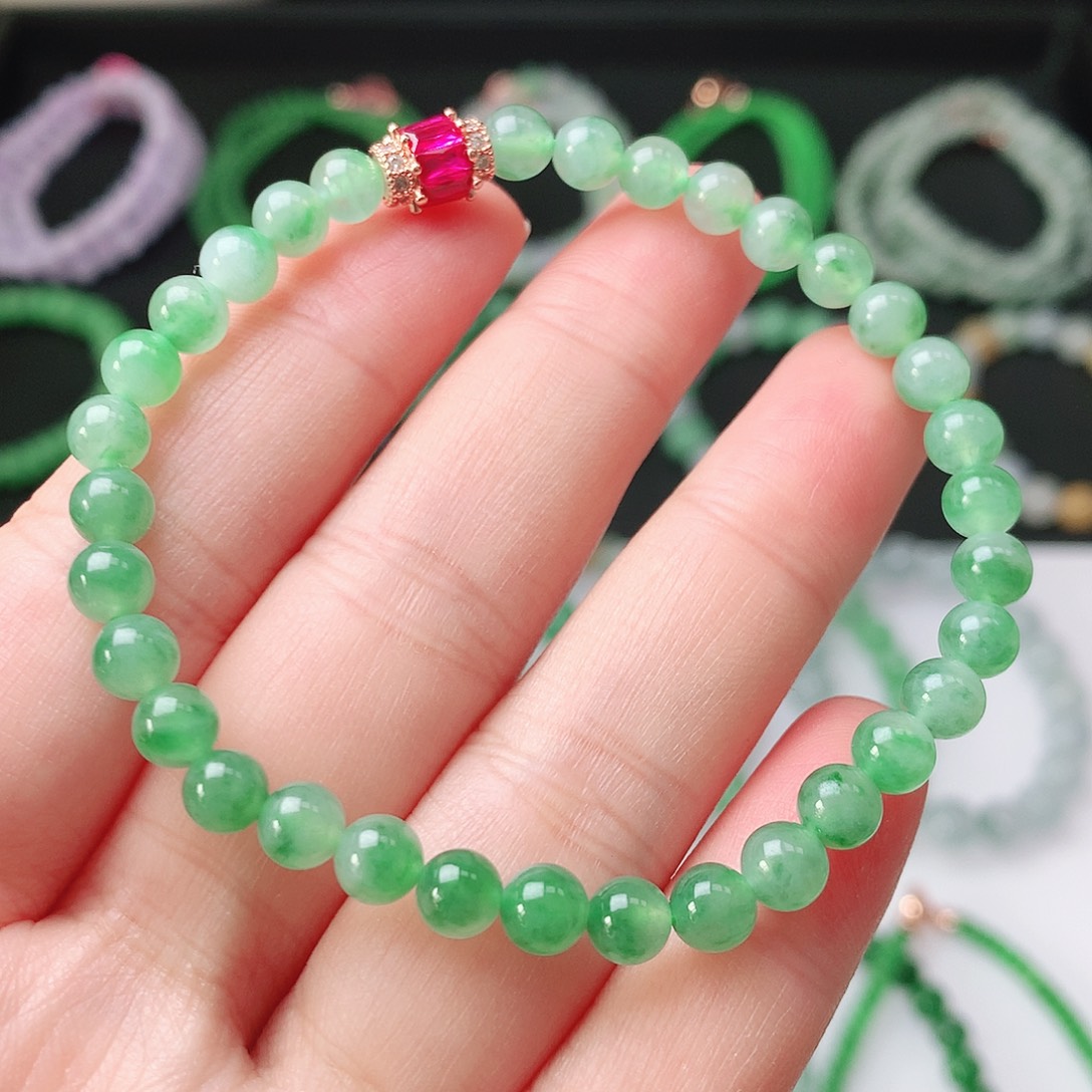 翡翠未镶嵌手链翡翠
