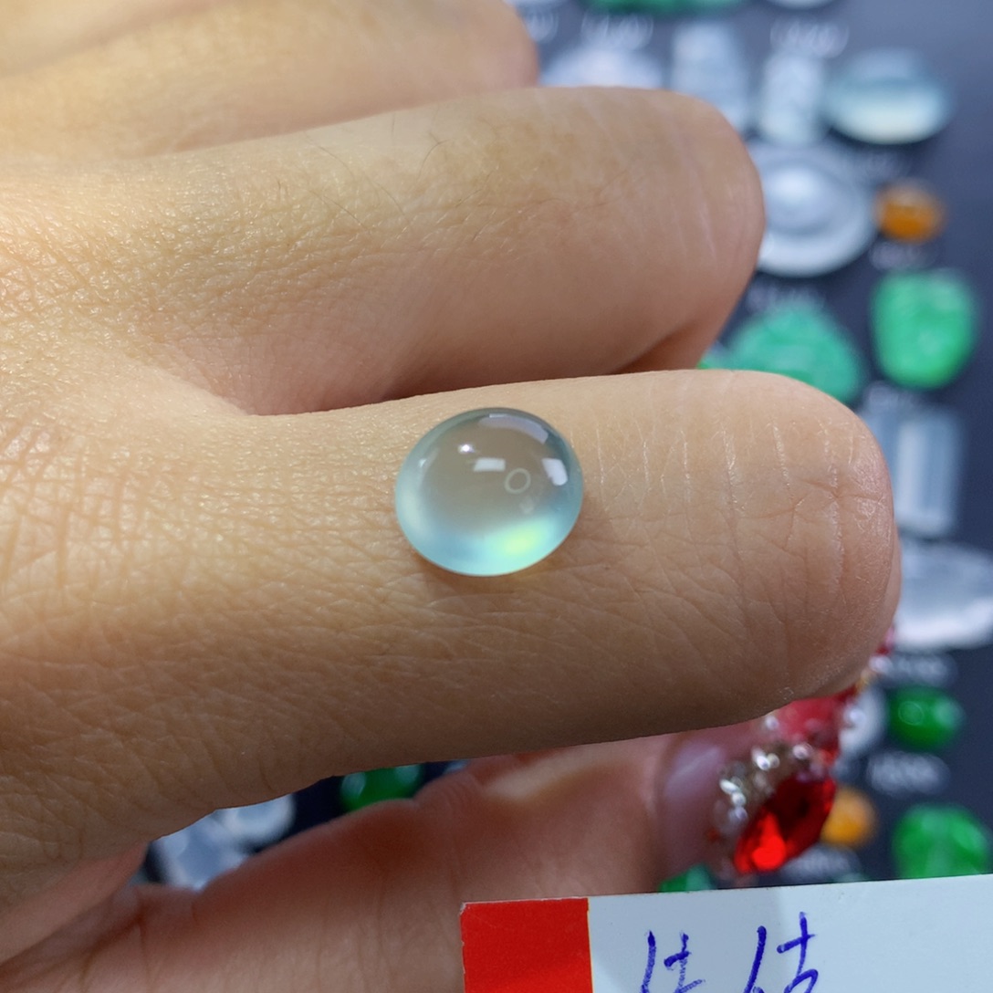 翡翠颈饰未镶嵌纯天然缅甸翡翠A货