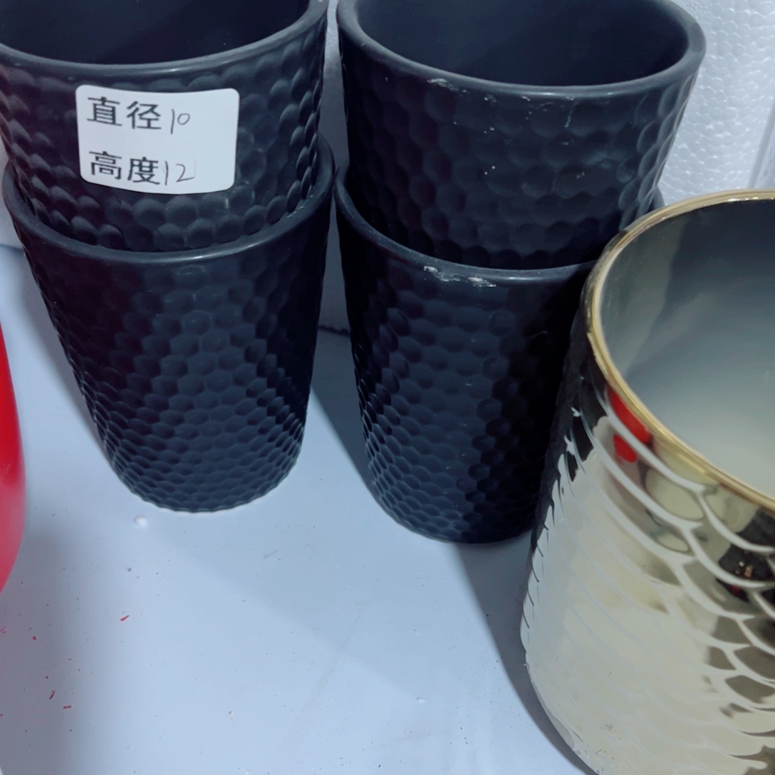 有孔，陶瓷花盆满10米包邮发货