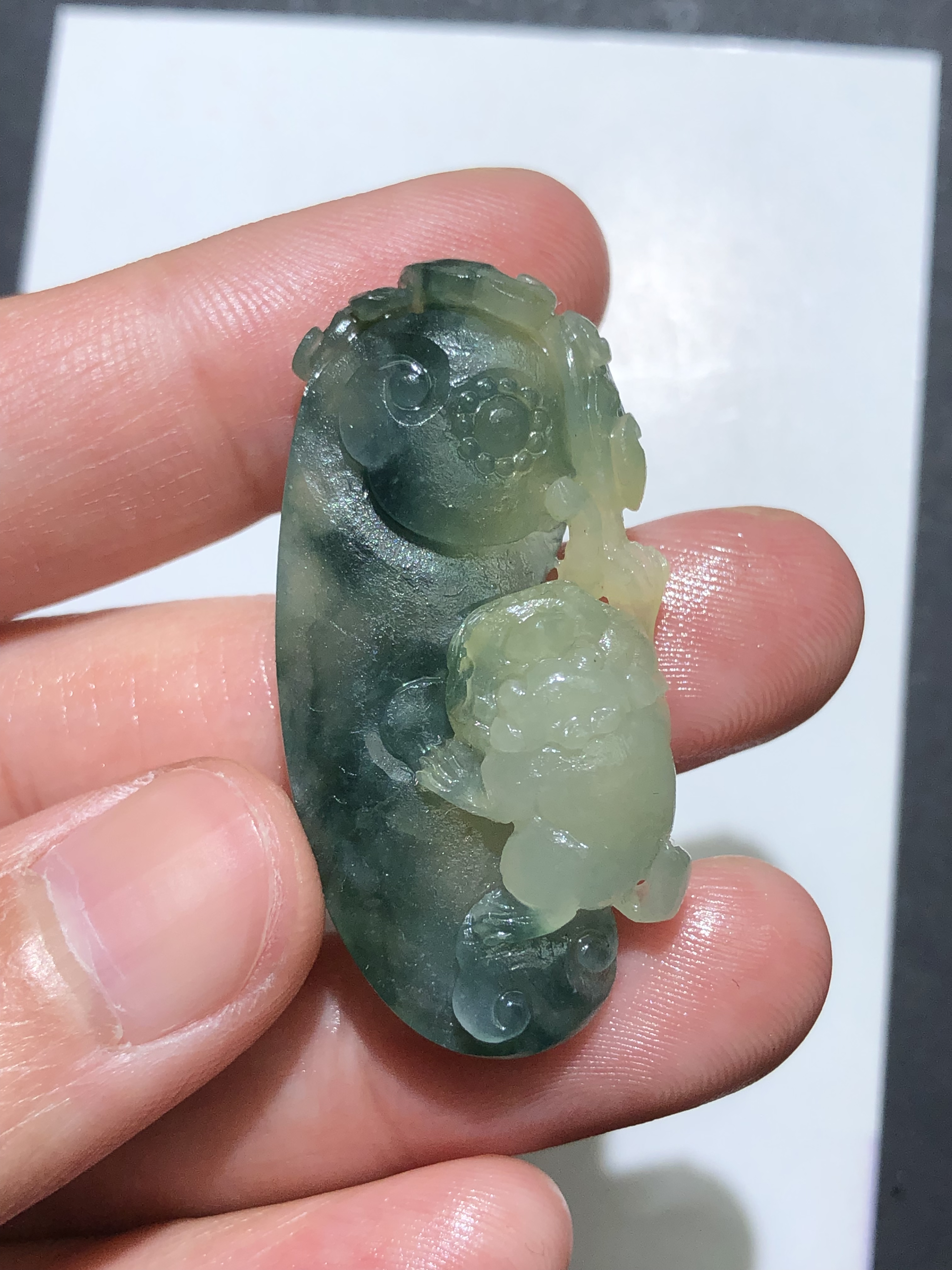 缅甸翡翠A货挂件【毛货定制未抛光没有鉴赏期】