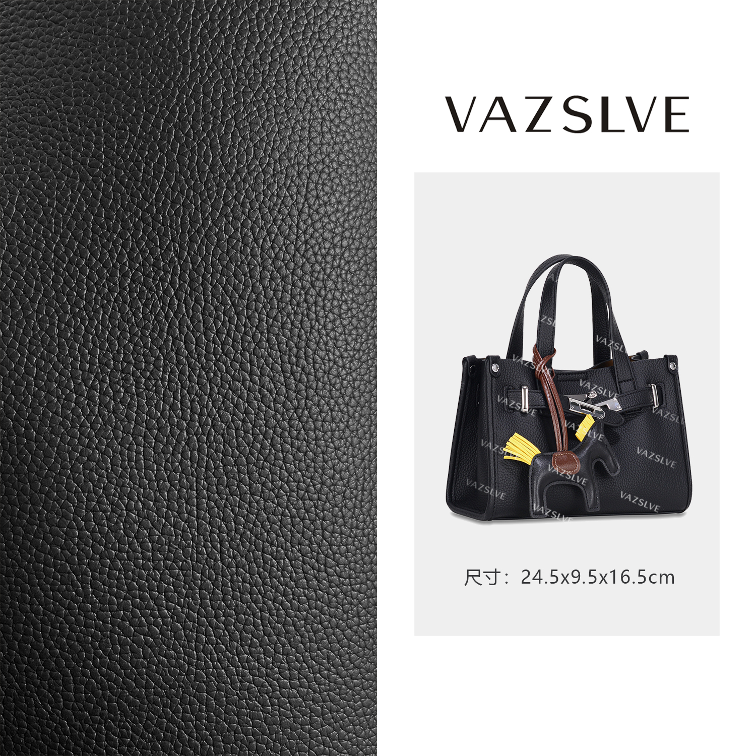VAZSLVE/原创设计GQ-2987小-黑色 秋冬新款轻奢小包