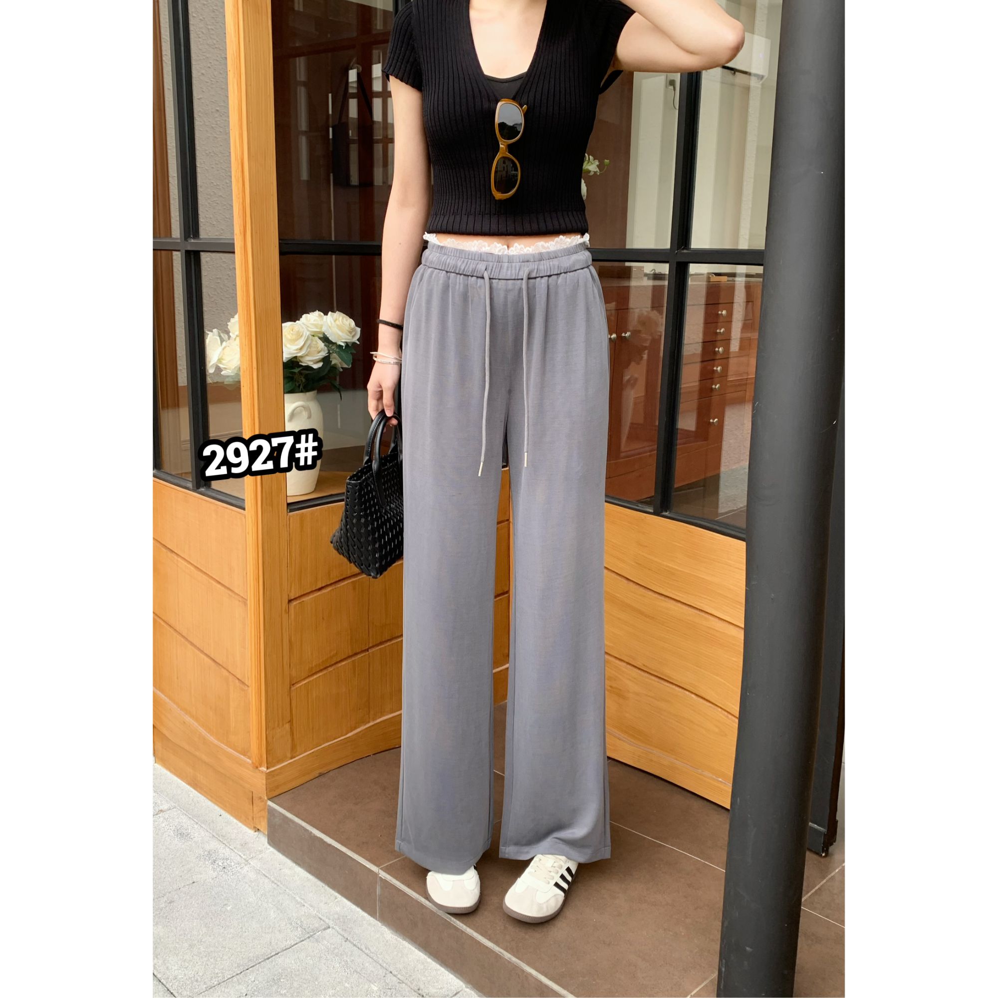 时尚新款直筒裤2927