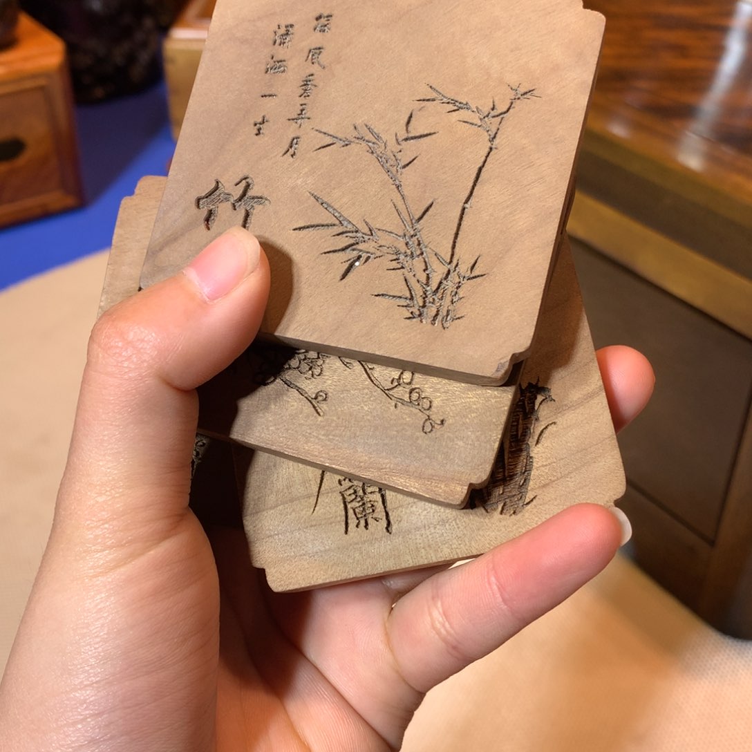 金丝楠金丝楠茶杯垫