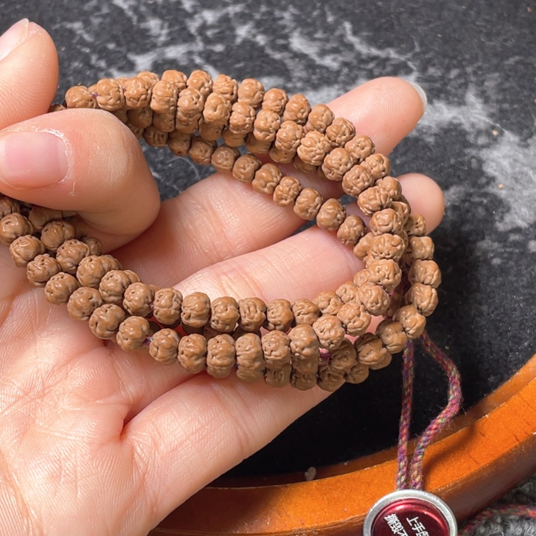 金刚菩提手串王*生定制云端佛手尺寸5.5