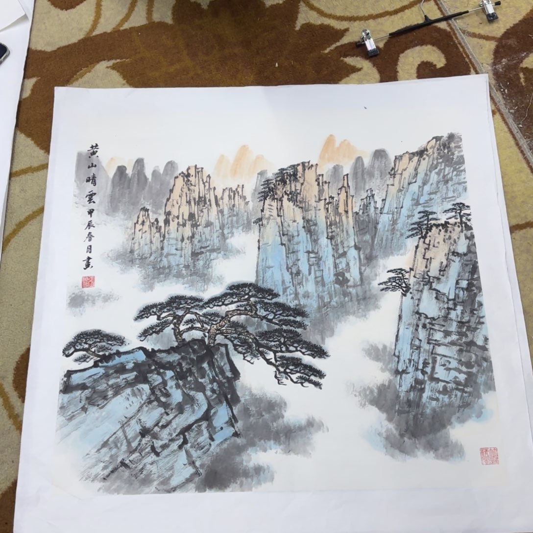 平***娃国画张顺成四尺斗方艺