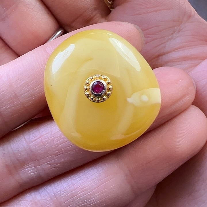 蜜蜡颈饰未镶嵌蜜蜡