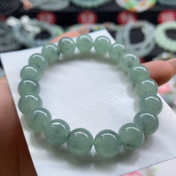 未镶嵌手链翡翠小*卡9.9有纹
