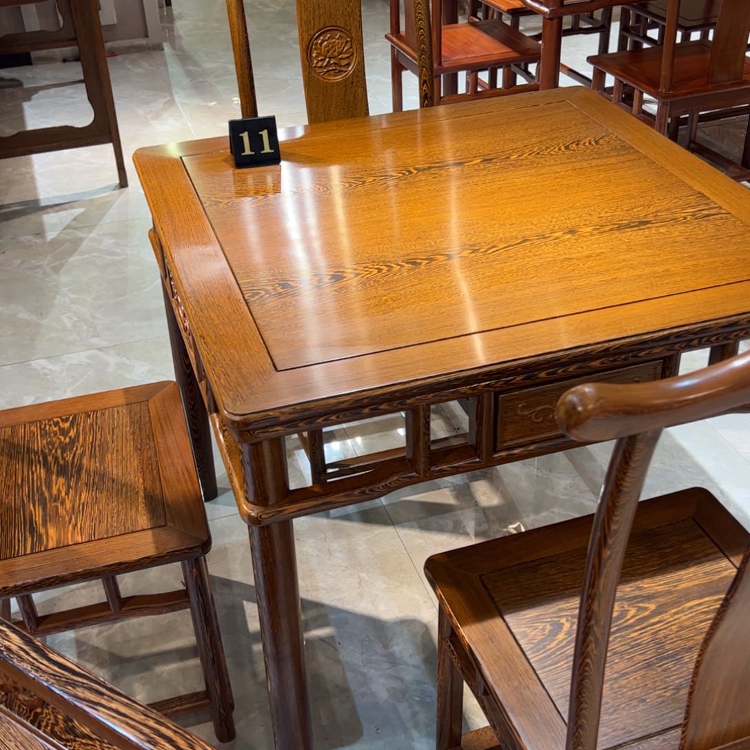 鸡翅木类成套家具用****490五件套