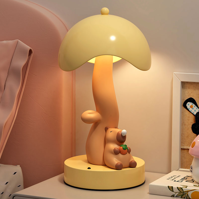 MSKA卡皮巴拉可爱周边卧室小台灯床头灯装饰品摆件送女生生日礼物