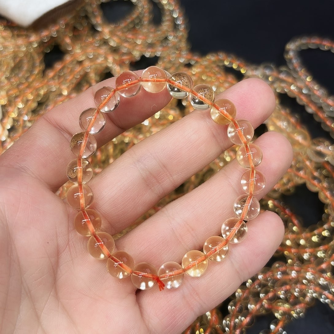 水晶手链未镶嵌皆**上水晶