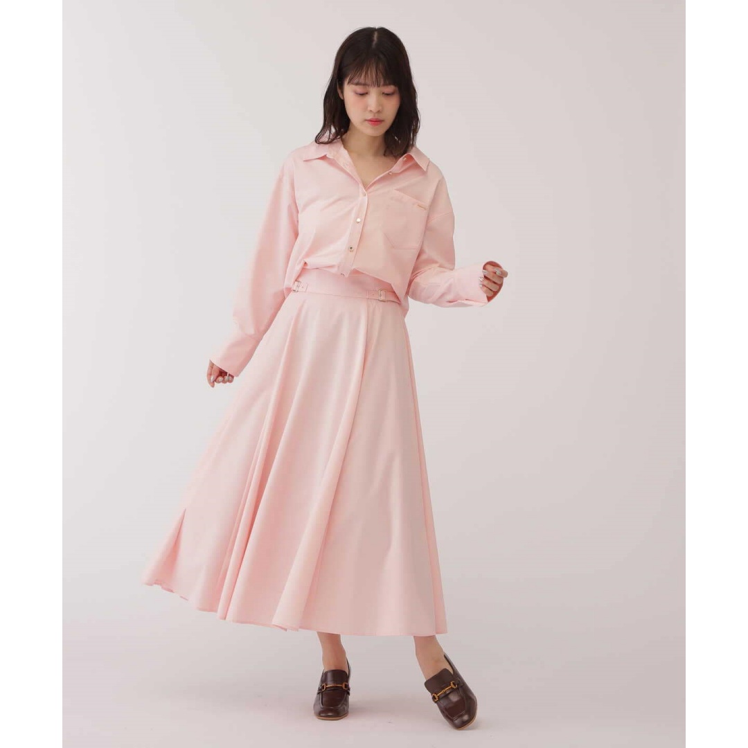 【DD外贸】 秋季新款 J 时尚气质百搭时尚休闲喇叭半身裙