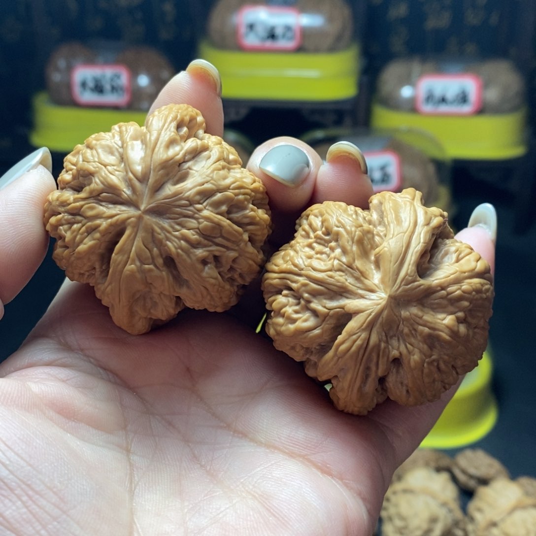 文玩核桃把件5号大粗筋45尺