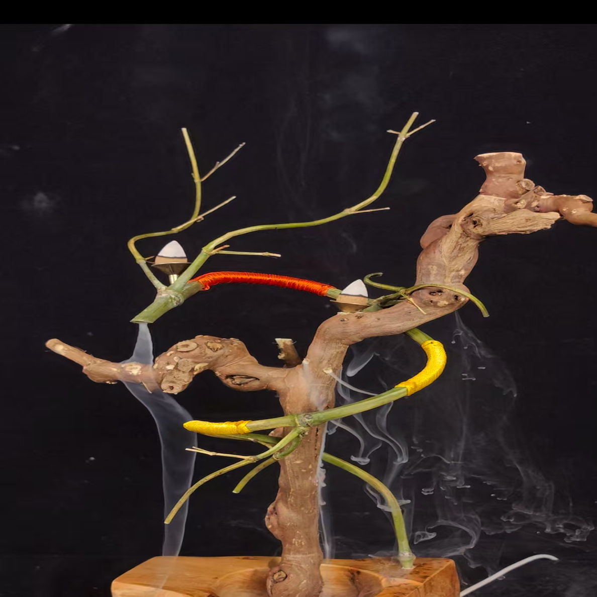 纯手工龙挂倒流香天然葫芦手把件手工精制茶桌摆件