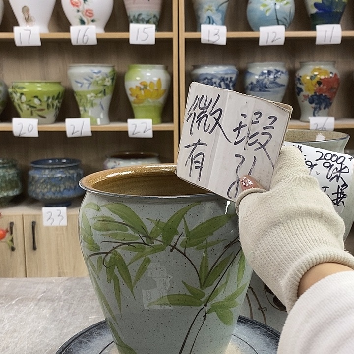 缸13xc景德镇陶瓷花盆