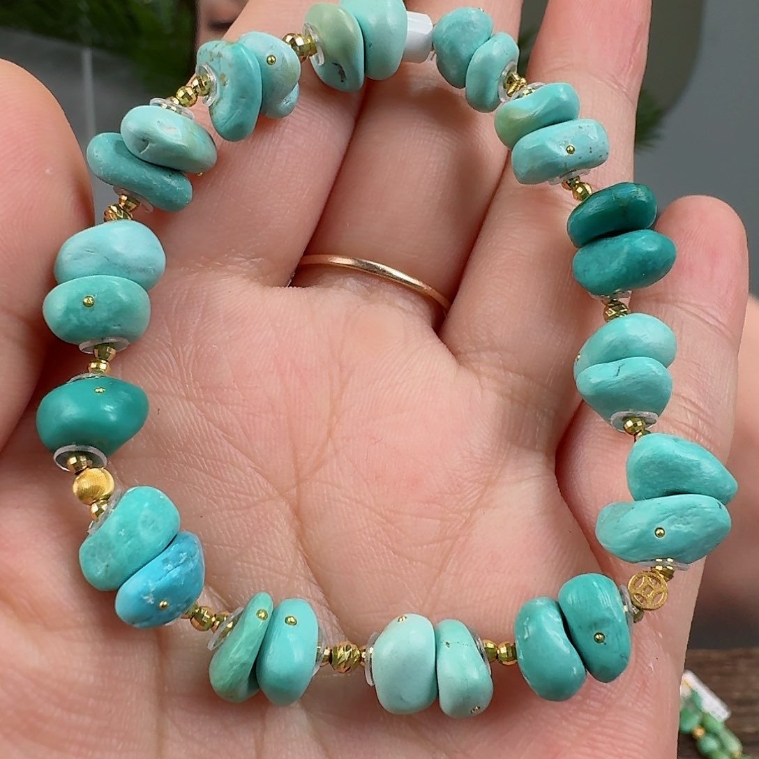 绿松石珠宝奇石未镶嵌