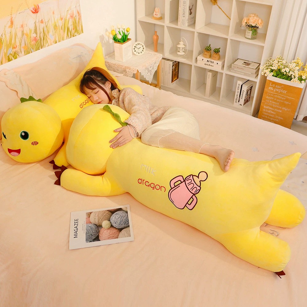 小奶龙公仔毛绒玩具超大玩偶睡觉抱枕女生专用夹腿侧睡布娃娃儿童