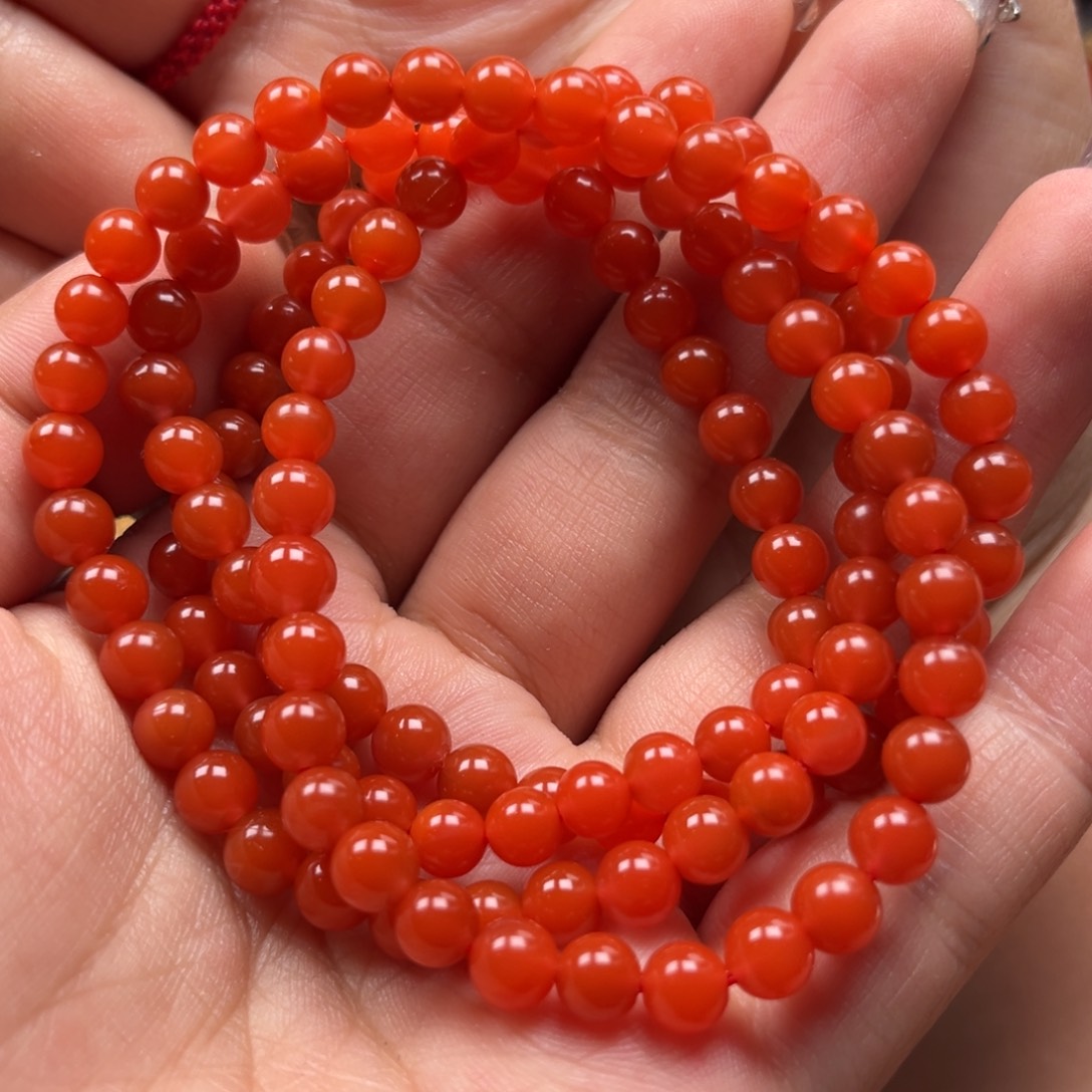 南红玛瑙手串未镶嵌恭****g
