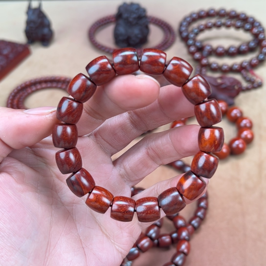 檀香紫檀（小叶紫檀）手串/手链11.5x12直切，138款