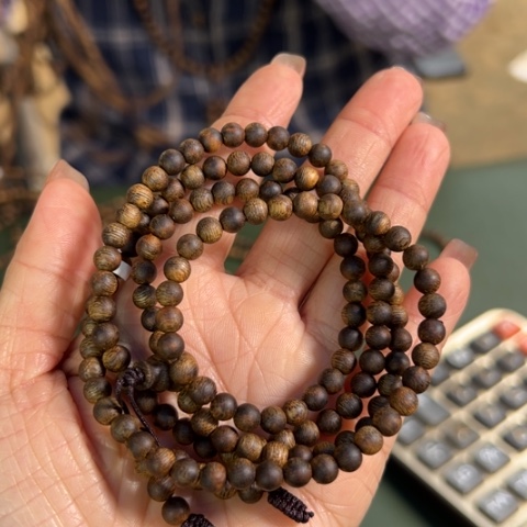 沉香手串乌身8克卡0.5多样性发1串