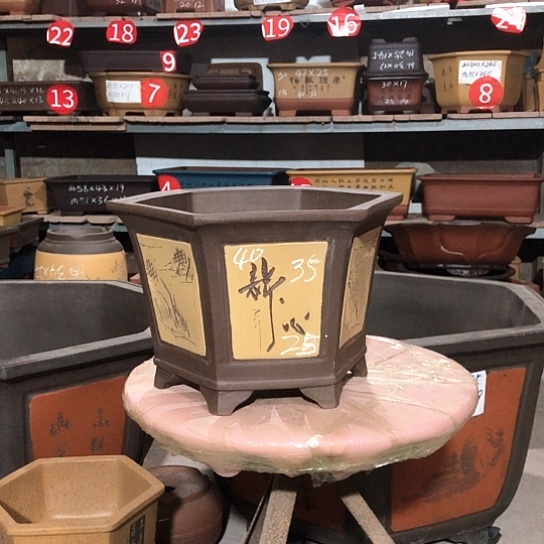 紫砂花盆包邮紫砂
