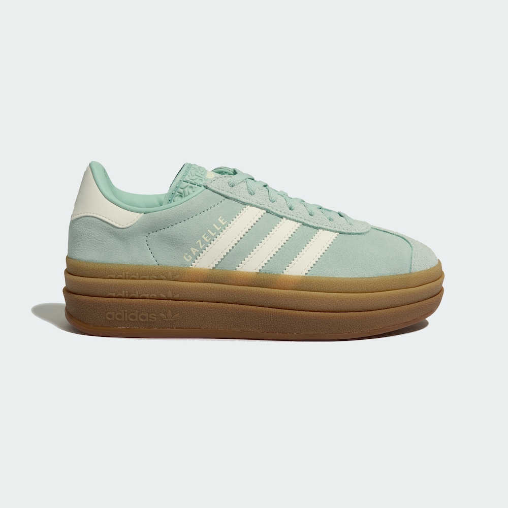 Adidas三叶草GAZELLE BOLDSHOES经典厚底板鞋运动鞋「T头鞋」JS3902