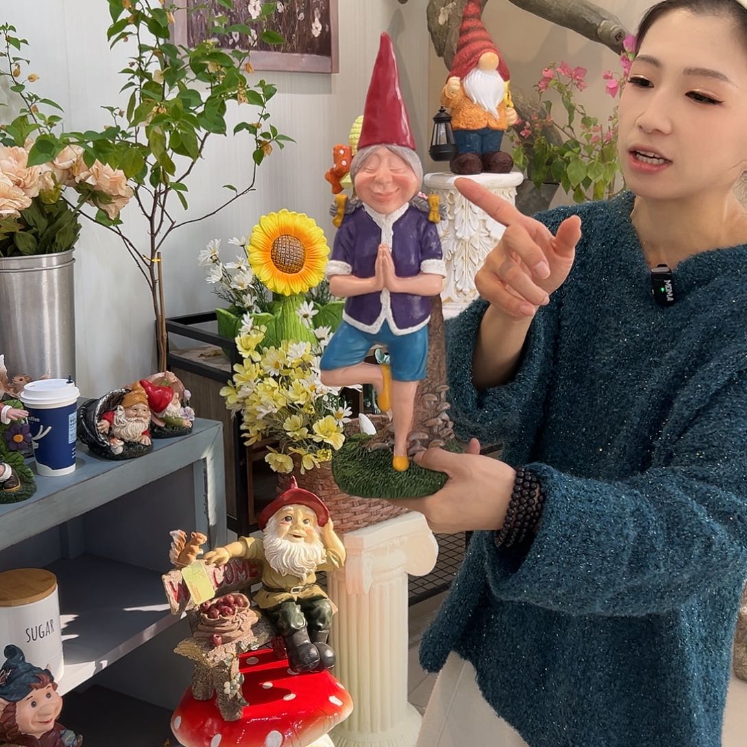 花园摆件红红火火