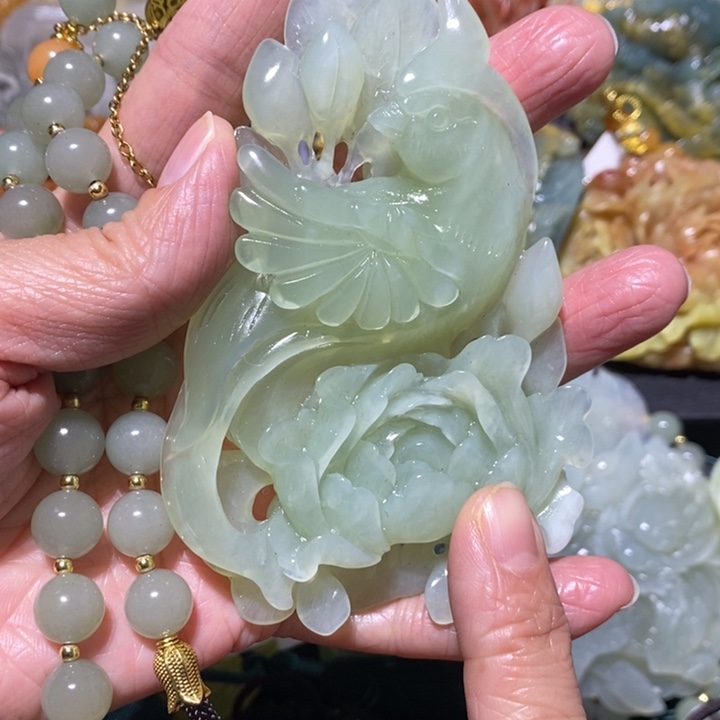 岫玉岫玉吊坠未镶嵌