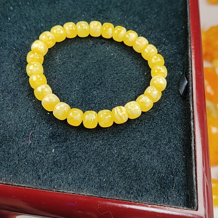 琥珀手串未镶嵌手串8